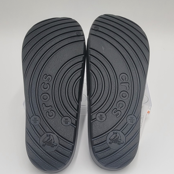 Crocs Black Slide Sandals. Unisex, Size M10. W12. - Picture 3 of 7
